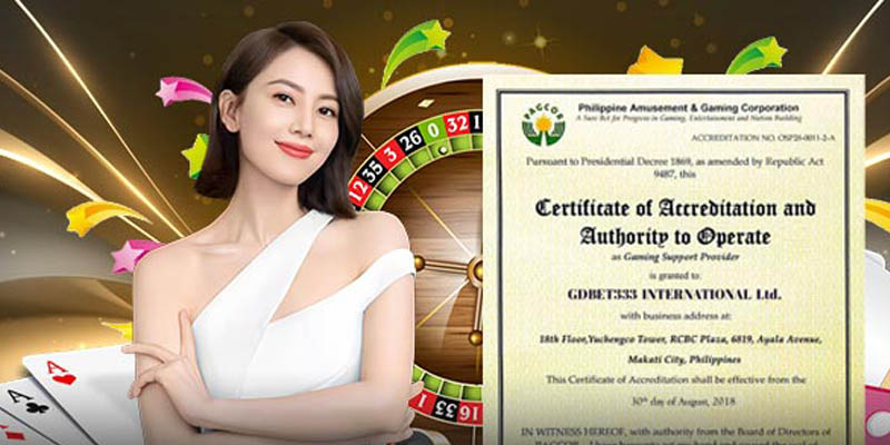 Giấy phép hoạt động GO99 từ PAGCOR là một trong 3 giấy phép quan trọng mà nhà cái có được